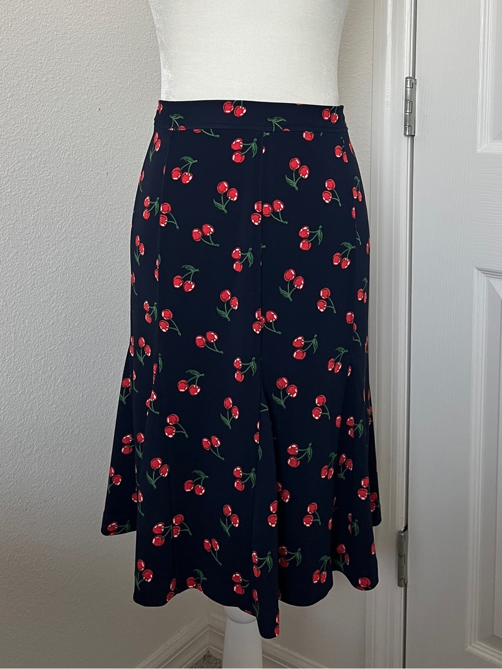 Talbots Cherry Print A-Line Skirt 🍒